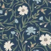Rifle Paper Co. Aster Wallpaper - Navy