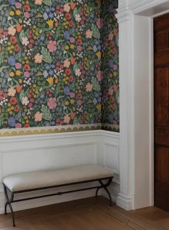 Rifle Paper Co. Blossom Wallpaper - Black