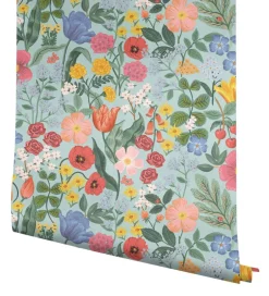 Rifle Paper Co. Blossom Wallpaper - Light Blue