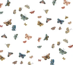 Rifle Paper Co. Butterfly House Peel & Stick Wallpaper - White