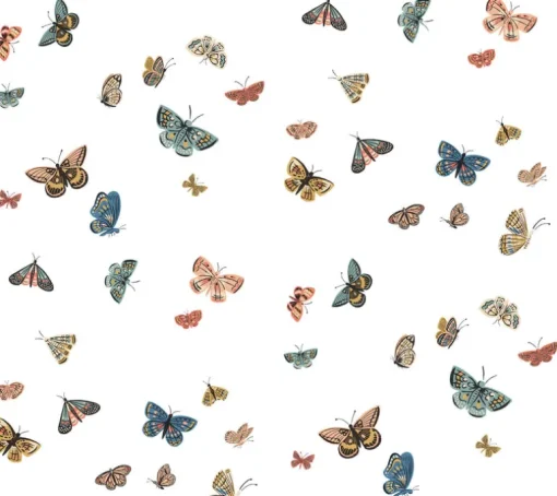 Rifle Paper Co. Butterfly House Peel & Stick Wallpaper - White