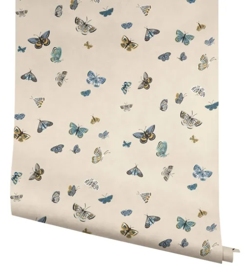 Rifle Paper Co. Butterfly House Peel & Stick Wallpaper - Linen