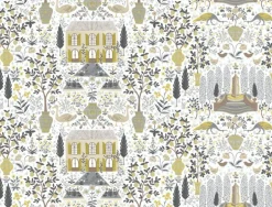 Rifle Paper Co. Camont Wallpaper - Linen & Gold