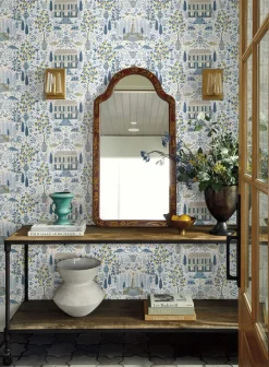 Rifle Paper Co. Camont Wallpaper - Indigo