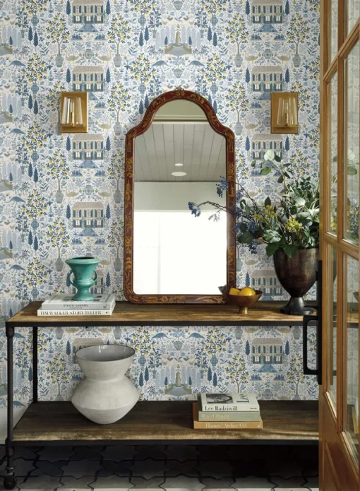 Rifle Paper Co. Camont Wallpaper - Indigo
