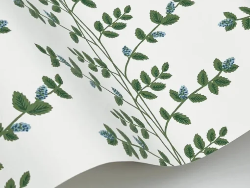Rifle Paper Co. Climbing Vine Wallpaper - Blue