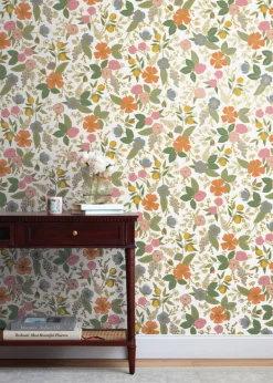 Rifle Paper Co. Colette Peel & Stick Wallpaper - Rose Multi