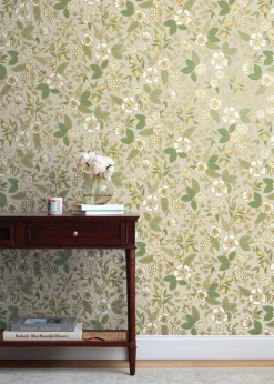 Rifle Paper Co. Colette Peel & Stick Wallpaper - Linen