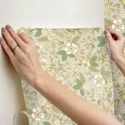 Rifle Paper Co. Colette Peel & Stick Wallpaper - Linen