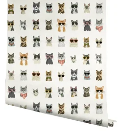Rifle Paper Co. Cool Cats Peel & Stick Wallpaper