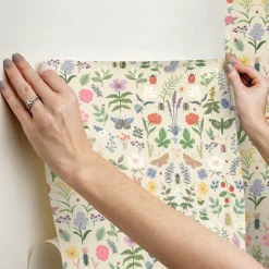 Rifle Paper Co. Curio Peel & Stick Wallpaper - Cream
