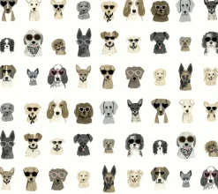 Rifle Paper Co. Dog Days Peel & Stick Wallpaper - Grey