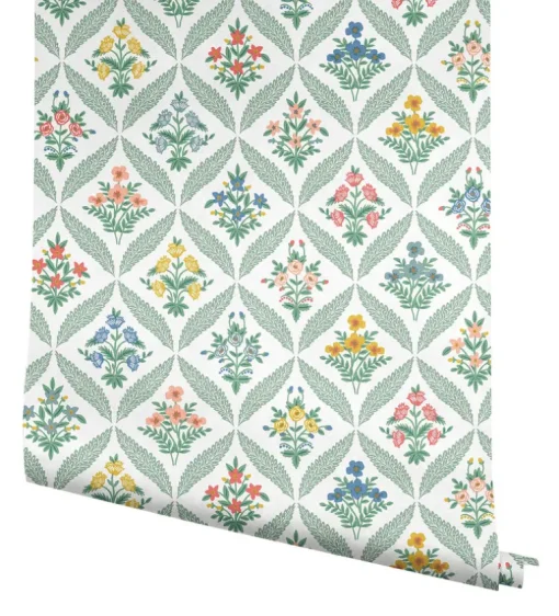 Rifle Paper Co. Estee Garden Wallpaper - Sage