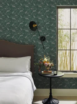 Rifle Paper Co. Fable Wallpaper - Emerald