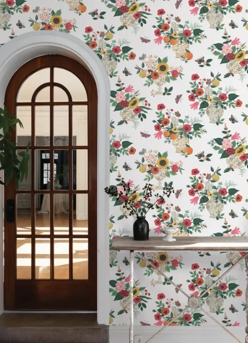 Rifle Paper Co. Flower Studies Wallpaper - Rose