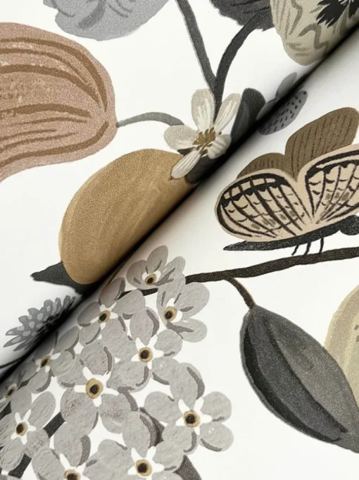 Rifle Paper Co. Flower Studies Wallpaper - Linen
