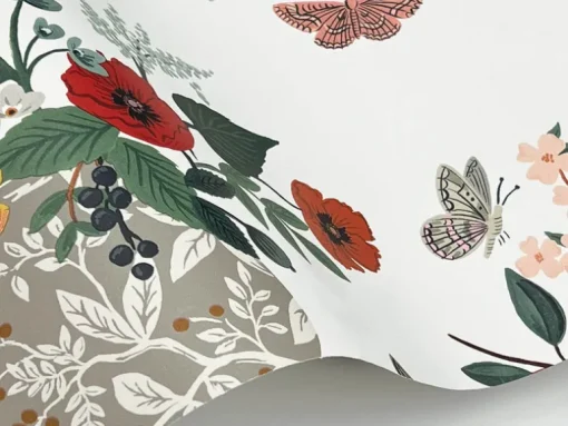 Rifle Paper Co. Flower Studies Wallpaper - Rose