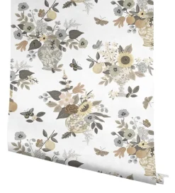 Rifle Paper Co. Flower Studies Wallpaper - Linen