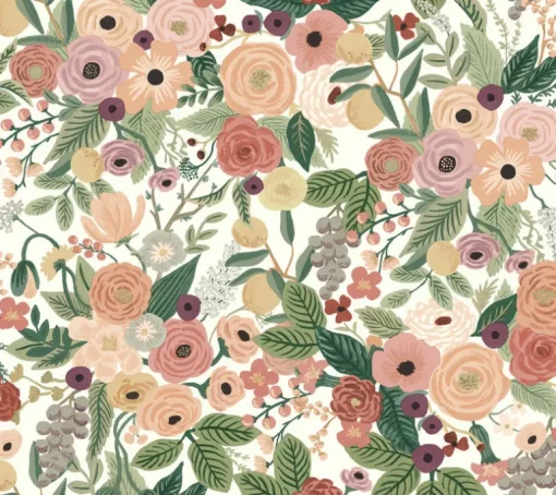 Rifle Paper Co. Garden Party Wallpaper - Burgundy