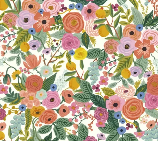Rifle Paper Co. Garden Party Wallpaper - Rose Multi