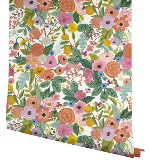 Rifle Paper Co. Garden Party Peel & Stick Wallpaper - Rose Multi