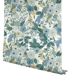 Rifle Paper Co. Garden Party Peel & Stick Wallpaper - Blue