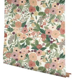 Rifle Paper Co. Garden Party Peel & Stick Wallpaper - Burgundy