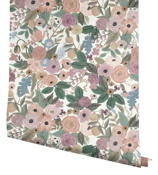 Rifle Paper Co. Garden Party Peel & Stick Wallpaper - Blush