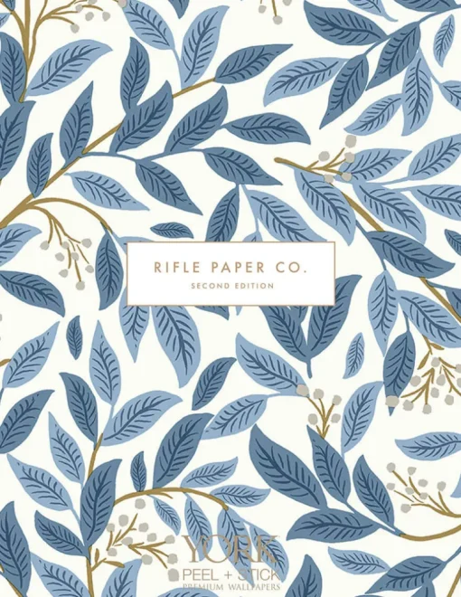Rifle Paper Co. Garden Party Peel & Stick Wallpaper - Blue & Green