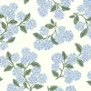 Rifle Paper Co. Hydrangea Wallpaper - Blue & White