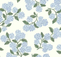 Rifle Paper Co. Hydrangea Wallpaper - Blue & White