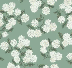 Rifle Paper Co. Hydrangea Wallpaper - Jade