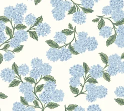 Rifle Paper Co. Hydrangea Peel & Stick Wallpaper - Blue & White