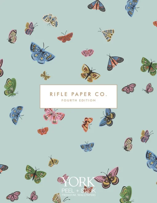 Rifle Paper Co. Hydrangea Peel & Stick Wallpaper - Pink & White