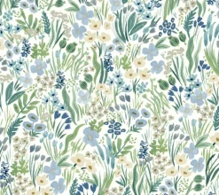 Rifle Paper Co. Lea Peel & Stick Wallpaper - Indigo