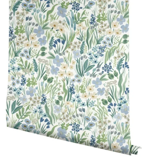 Rifle Paper Co. Lea Peel & Stick Wallpaper - Indigo