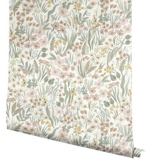Rifle Paper Co. Lea Peel & Stick Wallpaper - Blush