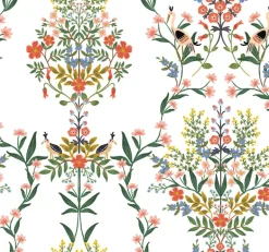 Rifle Paper Co. Luxembourg Peel & Stick Wallpaper - White