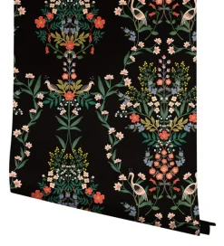 Rifle Paper Co. Luxembourg Peel & Stick Wallpaper - Black