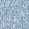 Rifle Paper Co. Menagerie Toile Wallpaper - Blue