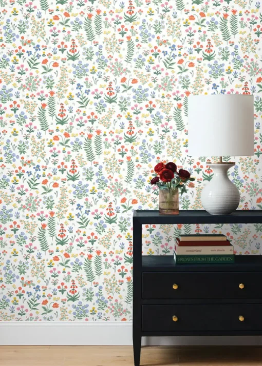 Rifle Paper Co. Menagerie Garden Peel & Stick Wallpaper - Rose Multi
