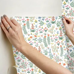 Rifle Paper Co. Menagerie Garden Peel & Stick Wallpaper - Rose Multi
