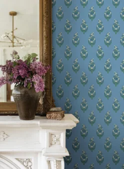 Rifle Paper Co. Paisley Wallpaper - Blue