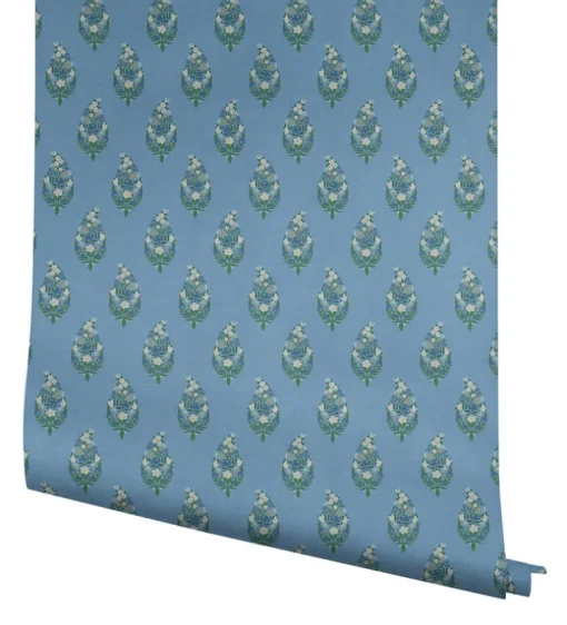 Rifle Paper Co. Paisley Wallpaper - Blue