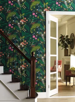 Rifle Paper Co. Peacock Wallpaper - Emerald