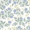 Rifle Paper Co. Peonies Wallpaper - Periwinkle & Sage