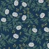 Rifle Paper Co. Peonies Wallpaper - Navy Blue