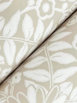 Rifle Paper Co. Pineapple Damask Wallpaper - Linen
