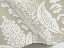 Rifle Paper Co. Pineapple Damask Wallpaper - Linen