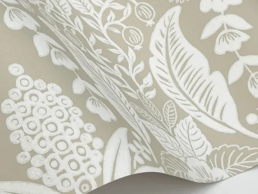 Rifle Paper Co. Pineapple Damask Wallpaper - Linen